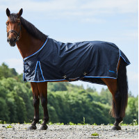 Manta de Exterior Glasgow 0g Horze Azul oscuro