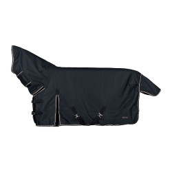Manta de Exterior con Cubre Cuello para Poni Glasgow 100g Horze Manta de Exterior con Cubre Cuello para Poni Glasgow 100g Horze