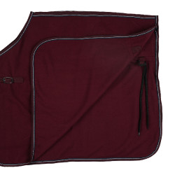 Manta Riñonera Polar Dorso Kiel Horze Rojo oscuro Manta Riñonera Polar Dorso Kiel Horze Rojo oscuro