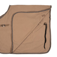 Manta Riñonera Polar Dorso Kiel Horze Negro Manta Riñonera Polar Dorso Kiel Horze Negro