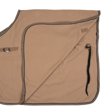 Manta Riñonera Polar Dorso Kiel Horze Marrón claro