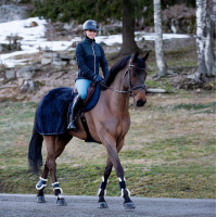 Manta Riñonera Kingsley Horze Azul marino oscuro