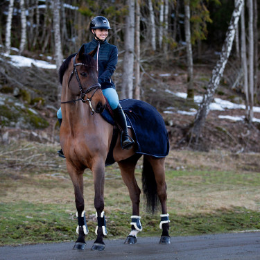 Manta Riñonera Kingsley Horze Azul marino oscuro