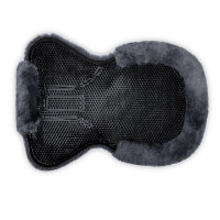 Salvacruz de Gel con Revestimiento de Piel de Cordero Harleigh Horze Gris oscuro Salvacruz de Gel con Revestimiento de Piel de Cordero Harleigh Horze Gris oscuro