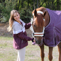 Cortavientos Pénélope Celecce Pato azul