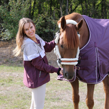Cortavientos Pénélope Celecce Ciruela Violeta