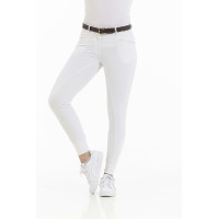 Pantalón EQUITHÈME Kendal con culera de silicona Blanco Pantalón EQUITHÈME Kendal con culera de silicona Blanco