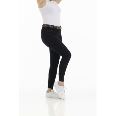 Pantalón EQUITHÈME Kendal con culera de silicona Negro