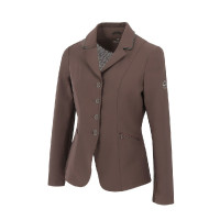 Chaqueta de concurso EQUITHÈME Oliva Burdeos
