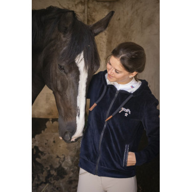 Sudadera con cremallera Emy Velvet Pénélope Sudadera con cremallera Emy Velvet Pénélope