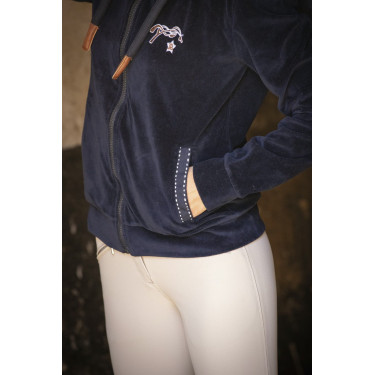 Sudadera con cremallera Emy Velvet Pénélope Sudadera con cremallera Emy Velvet Pénélope