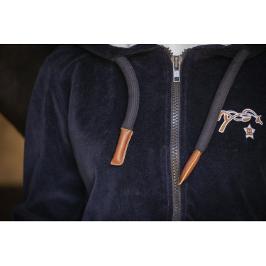 Sudadera con cremallera Emy Velvet Pénélope Sudadera con cremallera Emy Velvet Pénélope