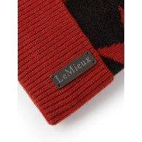 Gorro con pompón LeMieux Sasha Rioja Violeta Gorro con pompón LeMieux Sasha Rioja Violeta