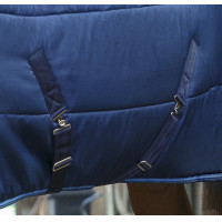 Manta de cuadra Riding World Marino / cielo azul