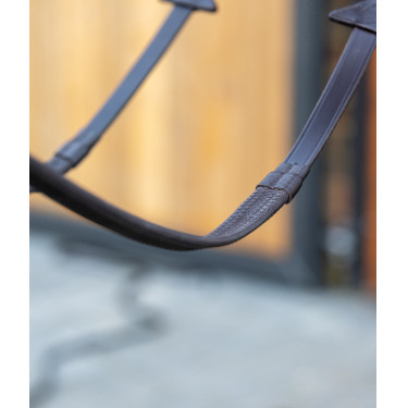 Riendas de goma LeMieux Castaño Marr&amp;amp;amp;oacute;n