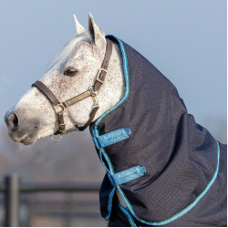 Cuello Horseware Amigo® Bravo 12 Original 150g 1200D Marina / turquesa Azul