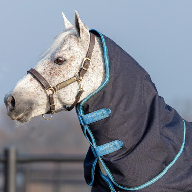 Cuello Horseware Amigo® Bravo 12 Original 150g 1200D Marina / turquesa Azul