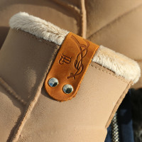 Botines Pénélope Caramelo Marrón