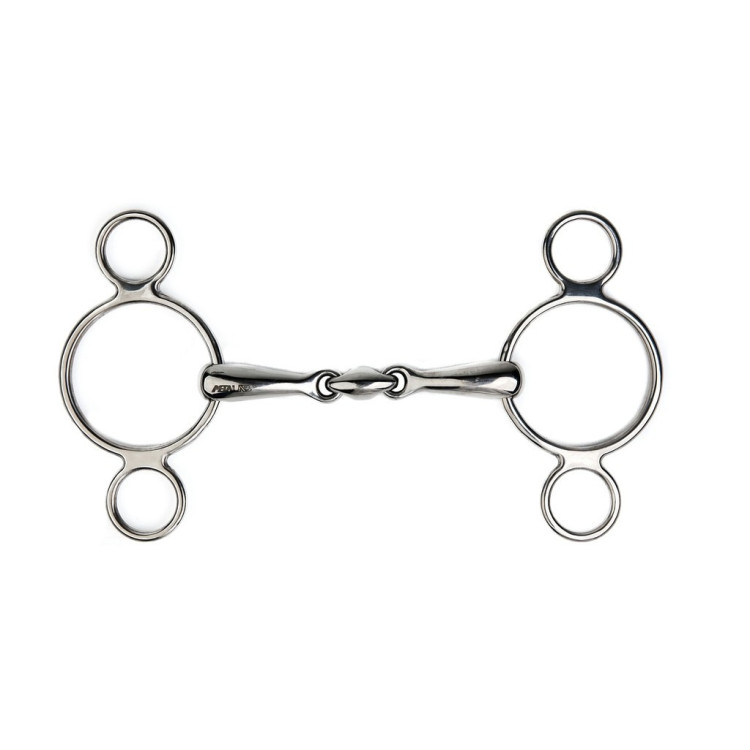 Mors ajustable Metalab 3 anillas doble rotura