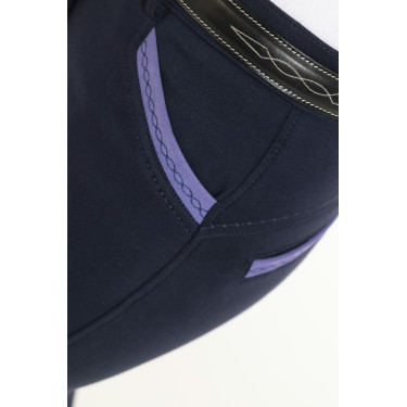 Pantalón Equithème Kylie con culera de silicona Azul marino Pantalón Equithème Kylie con culera de silicona Azul marino