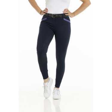 Pantalón Equithème Kylie con culera de silicona Azul marino Pantalón Equithème Kylie con culera de silicona Azul marino