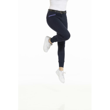 Pantalón Equithème Kylie con culera de silicona Azul marino Pantalón Equithème Kylie con culera de silicona Azul marino