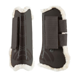 Protectores de Tendón con Forro Polar Caliber Horze Castaño Marrón Protectores de Tendón con Forro Polar Caliber Horze Castaño Marrón