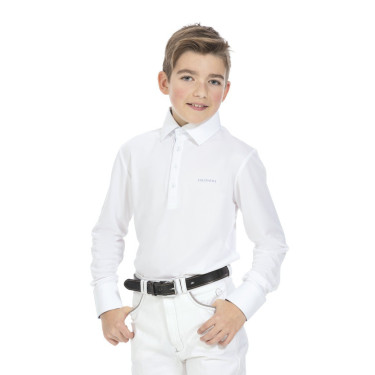 Polo Equi-Theme Mesh mangas largas Polo Equi-Theme Mesh mangas largas