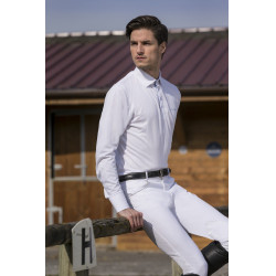 Polo Equi-Theme Mesh mangas largas