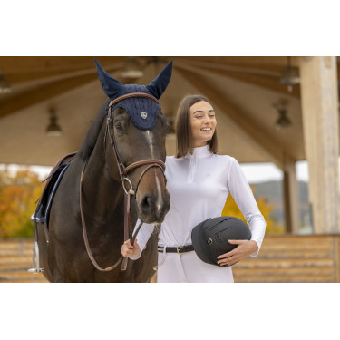 Polo Equi-Theme Mesh mangas largas Polo Equi-Theme Mesh mangas largas