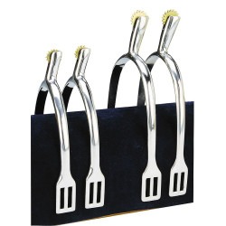 Espuelas Feeling de acero inoxidable con ruleta