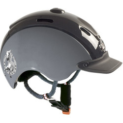 Casco Casco Nori Negro / grís / estampado herradura Casco Casco Nori Negro / grís / estampado herradura