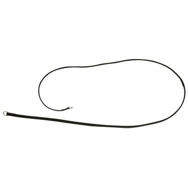 Riendas de gogue cuero Riding World Negro