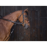 Riendas de gogue cuero Riding World Negro Riendas de gogue cuero Riding World Negro