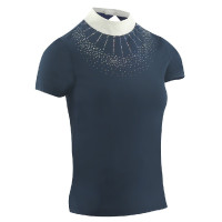 Polo Equithème London de manga corta Blanco