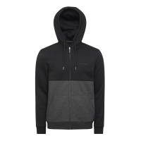Sudadera con capucha y cremallera LeMieux Elite para hombre Carbón jaspeado