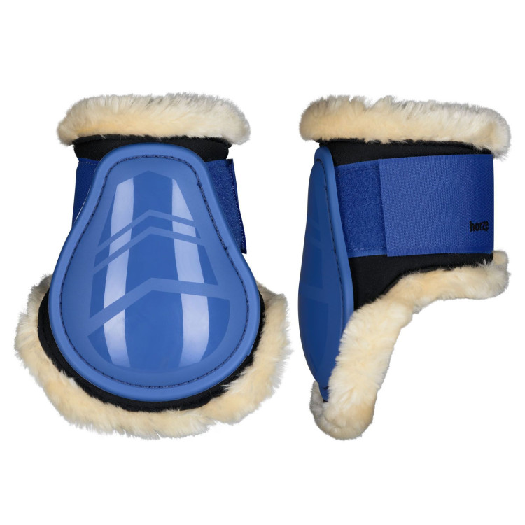 Horze Protectores de Menudillo con Revestimiento de Piel Sintético Windsor Horze Protectores de Menudillo con Revestimiento de Piel Sintético Windsor