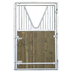 Puerta de box pino Douglas 1.37M con bisagras