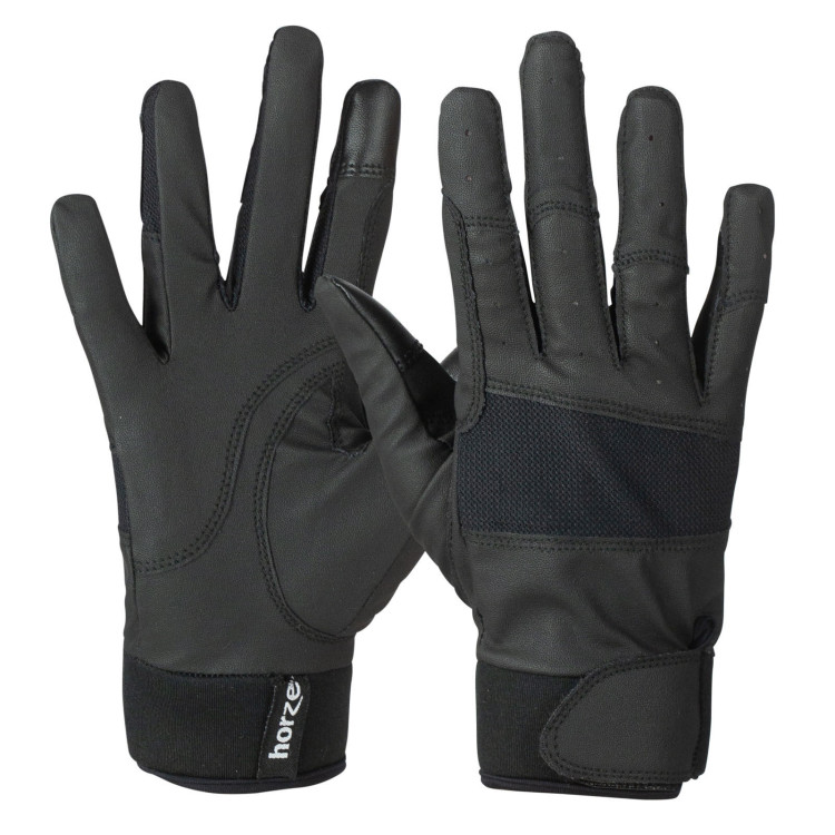 Horze Guantes de Equitación Elástico con Puños de Neopreno para Mujer Horze Guantes de Equitación Elástico con Puños de Neopreno para Mujer