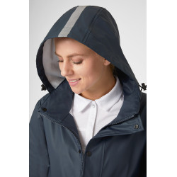 Impermeable Horze Hazel para mujer largo con aberturas Impermeable Horze Hazel para mujer largo con aberturas