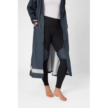 Impermeable Horze Hazel para mujer largo con aberturas Impermeable Horze Hazel para mujer largo con aberturas