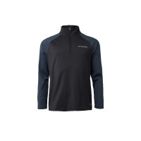 Top de entrenamiento B Vertigo Edmund para hombre con cremallera Azul marino oscuro / sombra azul