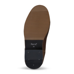 Botas Horze Seville para niño con cierre frontal Castaño Marrón Botas Horze Seville para niño con cierre frontal Castaño Marrón