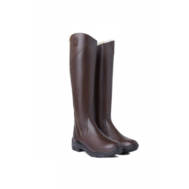 Botas forradas de cuero Horze Aspen para mujer