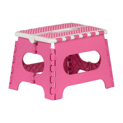 Horze Taburete Plegable Pequeño Rosa
