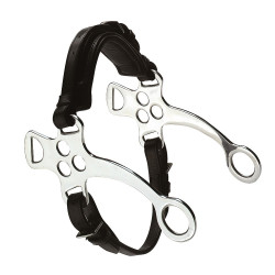 Hackamore Eric Thomas de acero inoxidable Hackamore Eric Thomas de acero inoxidable