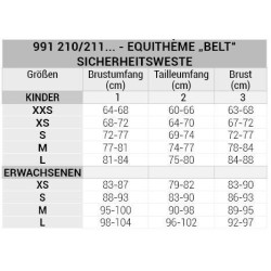 Chaleco de protección Equi-Theme Belt Negro Chaleco de protección Equi-Theme Belt Negro