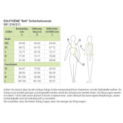 Chaleco de protección Equi-Theme Belt Negro Chaleco de protección Equi-Theme Belt Negro