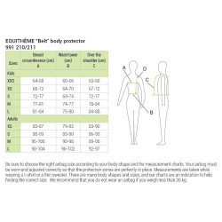 Chaleco de protección Equi-Theme Belt Negro Chaleco de protección Equi-Theme Belt Negro