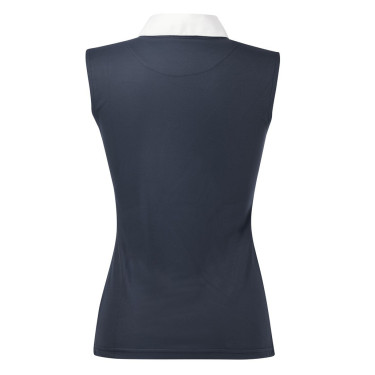 Polo Equi-Theme Mesh sin mangas Azúl marino, azúl / blanco Polo Equi-Theme Mesh sin mangas Azúl marino, azúl / blanco